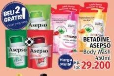 Promo Harga Betadine/Asepso Body Wash  - LotteMart