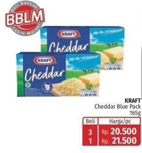 Promo Harga Kraft Cheese Cheddar 165 gr - Lotte Grosir