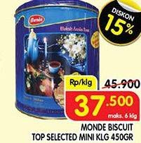 Promo Harga MONDE Top Selected Biscuits 450 gr - Superindo