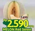 Promo Harga Melon Red Sweet per 100 gr - Alfamidi