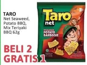 Promo Harga Taro Net Seaweed, Potato BBQ, Mix Teriyaki Barbeque 65 gr - Alfamidi