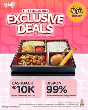 Promo Harga Exclusive Deals  - HokBen