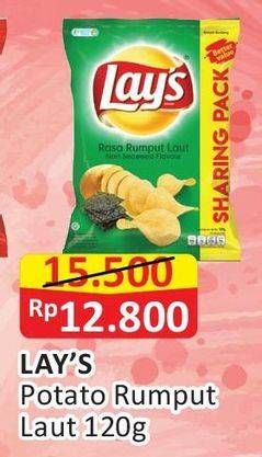 Promo Harga LAYS Snack Potato Chips Rumput Laut 120 gr - Alfamart