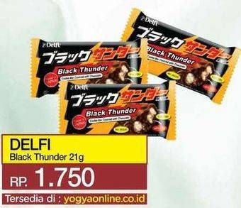 Promo Harga DELFI Thunder Black 21 gr - Yogya
