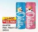 Promo Harga Olatte Drink Pear, Peach 240 ml - Alfamart