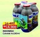 Promo Harga Indomilk Susu Cair Botol Cokelat 190 ml - Alfamart