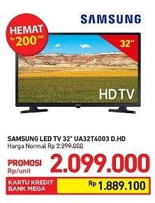 Promo Harga SAMSUNG UA32T4003 | LED TV 32"  - Carrefour