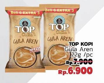 Promo Harga TOP COFFEE Gula Aren per 9 sachet 22 gr - LotteMart
