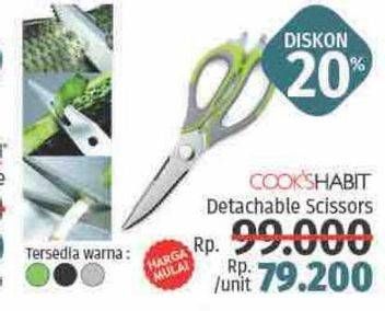 Promo Harga COOKS HABIT Detachable Scissors  - LotteMart