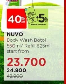Harga Nuvo Body Wash Botol/Pouch