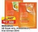 Promo Harga Makarizo Hair Energy Fibertherapy Hair & Scalp Creambath Royal Jelly, Aloe Melon, Kiwi 30 gr - Alfamart