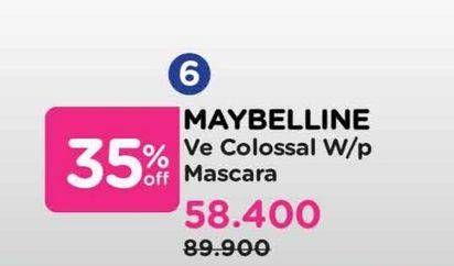 Promo Harga Maybelline Colossal Volume Express Mascara  - Watsons