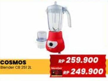 Promo Harga Cosmos Blender CB-251   - Yogya