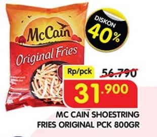 Promo Harga Mccain Original Fries 800 gr - Superindo