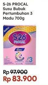 Promo Harga S26 Procal Susu Pertumbuhan Madu 700 gr - Indomaret