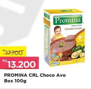 Promo Harga PROMINA Bubur Tim Sereal Choco Avocado 100 gr - Alfamart