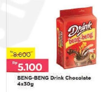 Promo Harga Beng-beng Drink Chocolate per 4 sachet 30 gr - Alfamart