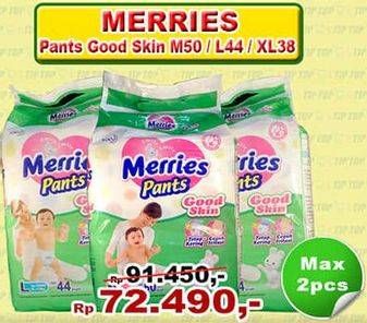 Promo Harga MERRIES Pants Good Skin M50, L44, XL38  - TIP TOP