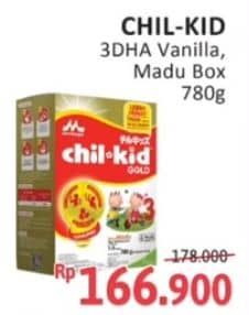 Promo Harga Morinaga Chil Kid Gold Madu, Vanila 800 gr - Alfamidi