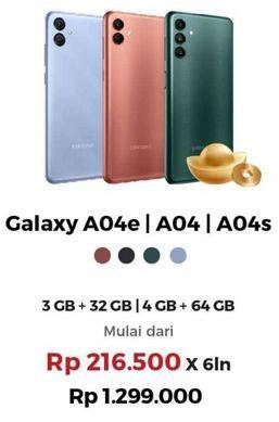 Promo Harga Samsung Galaxy A04e Smartphone 3+32 GB  - Erafone