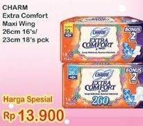 Promo Harga Charm Extra Comfort Maxi Long Wing 26cm, Wing 23cm 16 pcs - Indomaret