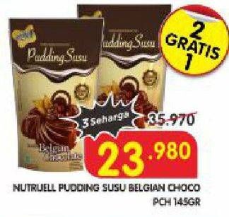 Promo Harga NUTRIJELL Pudding Susu Belgian Chocolate 130 gr - Superindo