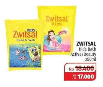 Promo Harga ZWITSAL Kids Bubble Bath Active Blue, Beauty Pink 250 ml - Lotte Grosir
