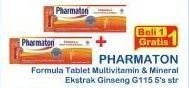 Promo Harga Pharmaton Formula Multivitamin Tablet 5 pcs - Indomaret