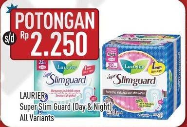 Promo Harga LAURIER Super Slim Guard (Day & Night)  - Hypermart