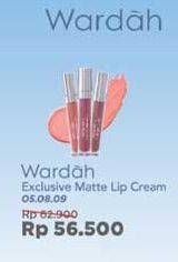 Promo Harga WARDAH Exclusive Matte Lip Cream 08 Pinkcredible, 09 Mauve On, 05 Speachless  - Indomaret