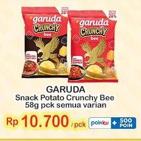 Promo Harga Garuda Snack Potato Crunchy Bee All Variants 58 gr - Indomaret