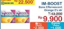 Promo Harga Imboost Bone Effervescent Orange 2 pcs - Indomaret