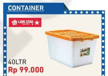 Promo Harga LION STAR Wagon Container 40 ltr - Courts