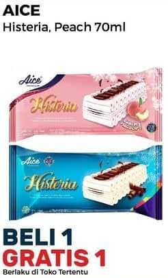 Aice Ice Cream Histeria Vanila 70 ml Beli 1 Gratis 1, Toko Tertentu