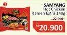 Promo Harga Samyang Hot Chicken Ramen Extra Hot 140 gr - Alfamidi