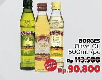 Promo Harga BORGES Olive Oil 500 ml - LotteMart