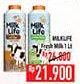 Promo Harga MILK LIFE Fresh Milk Murni, Cokelat 1000 ml - Hypermart