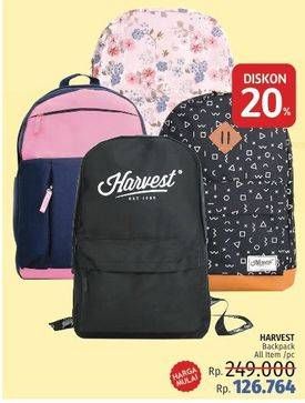 Promo Harga HARVEST Backpack  - LotteMart