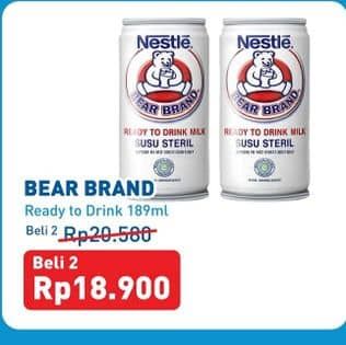 Promo Harga Bear Brand Susu Steril 189 ml - Hypermart