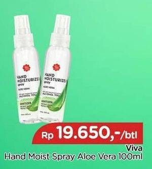 Promo Harga VIVA Hand Moisturizer Spray Aloe Vera 100 ml - TIP TOP