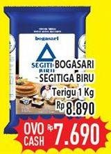 Promo Harga Bogasari Tepung Terigu Segitiga Biru 1 kg - Hypermart