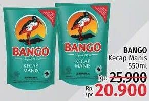 Promo Harga BANGO Kecap Manis 550 ml - LotteMart