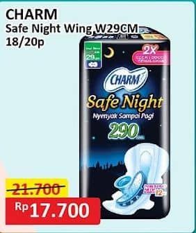 Promo Harga Charm Safe Night Wing 29cm 18 pcs - Alfamart