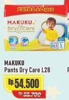 Promo Harga Makuku Dry & Care Celana L28 28 pcs - Alfamart