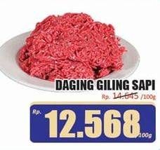 Promo Harga Daging Giling Sapi per 100 gr - Hari Hari