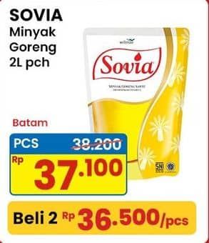 Promo Harga Sovia Minyak Goreng 2000 ml - Indomaret
