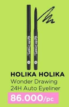 Promo Harga Holika Holika Wonder Drawing 24hr Auto Eyeliner 1 pcs - Watsons