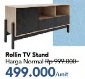 Promo Harga TV Stand Rollin  - Carrefour