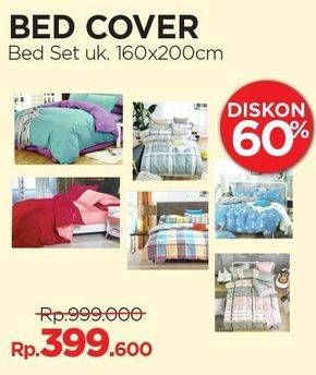 Promo Harga Bed Cover Set 160x200cm  - Courts