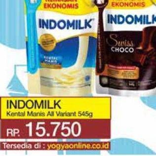 Promo Harga INDOMILK Susu Kental Manis All Variants 545 gr - Yogya